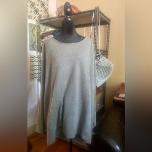 COMFORT ZONE by Cuddl Duds Gray Sherpa Sweater 🍁🍁🍁🍁🍂🍂🍁